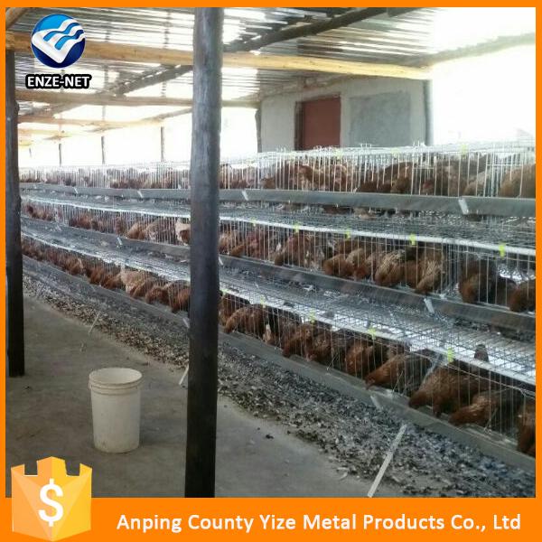 high quality design hot galvanzied wire mesh chicken layer cage for kenya poultry farm