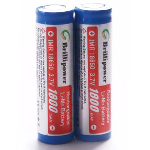Brillipower 18650 3.7V 1800mAh rechargeable li-ion battery for RC CAR