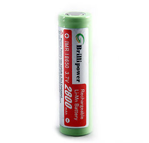 Brillipower IMR18650 Batteries 2800mAh Li-Mn Rechargeable Batteries