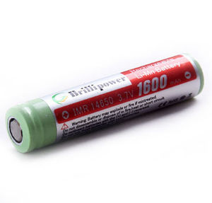 Brillipower IMR14650 Batteries 1600mAh Li-Mn Rechargeable Batteries