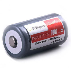 Brillipower IMR18350 batteries 900mAh li-Mn recharge Rechargeable Batteries