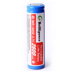 Brillipower IMR18650 2600mAh 3.7V for Electronic Cigarette