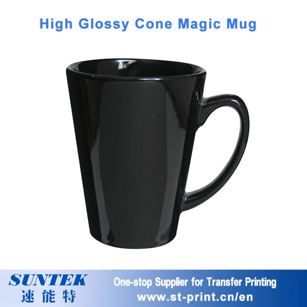 Sublimation High Glossy Heart Magic Mug