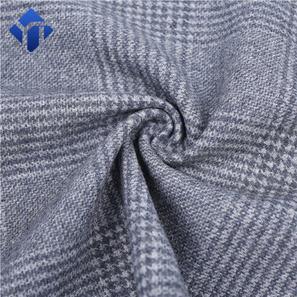 Fashion and popular plaid flannel wool fabric for man suit