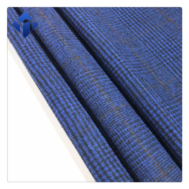 Woven Wool Polyester Yarn Dyed Tartan