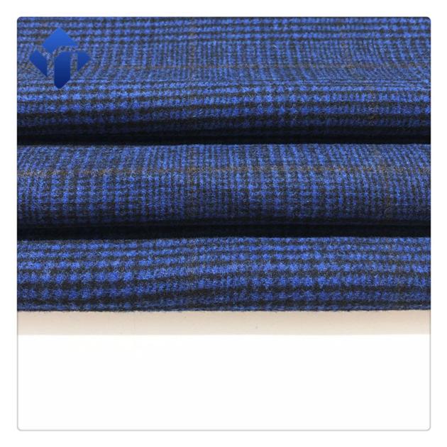 Woven Wool Polyester Yarn Dyed Tartan