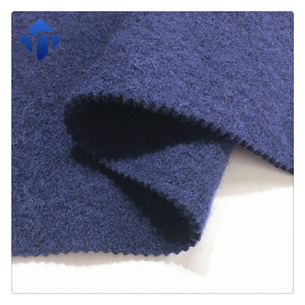 Wholesale China supplier knitted 100% boiled wool fabric