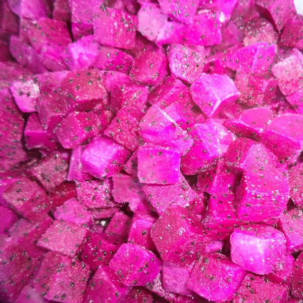 Frozen Dragon Fruit Dice