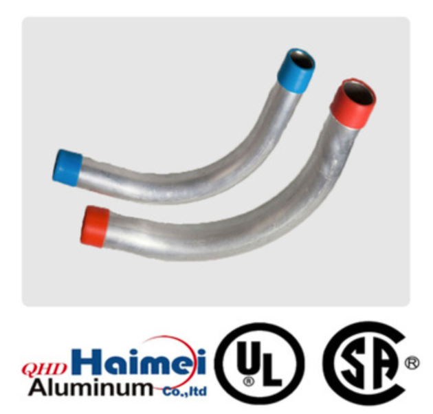 Long radius elbow cable connector 90 degree bend pipe