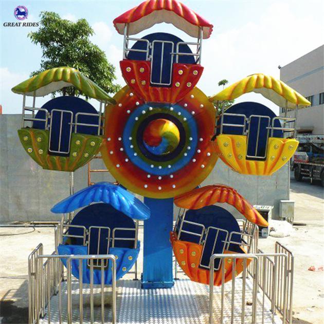 Cheap amusement park rides kids games 10 seats mini ferris wheel for sale