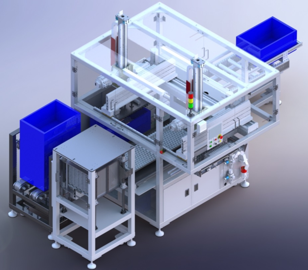 Fully Automatic Combination Lid Tray Cartoning Machine