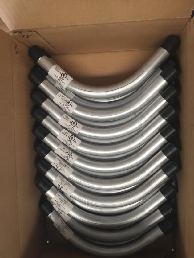 Electrical conduit 90 degree electrical conduit fittings