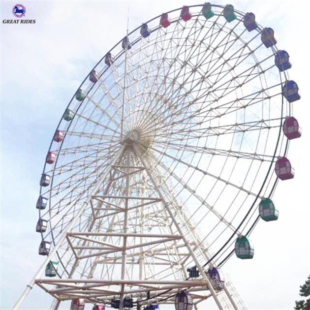 Commercial amusement park family games machine 65m sky wheel big ferris wheel rides for sale