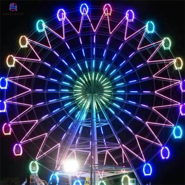 China professional ferris wheel manufacturer theme park amusement rides 42m giant ferris wheel