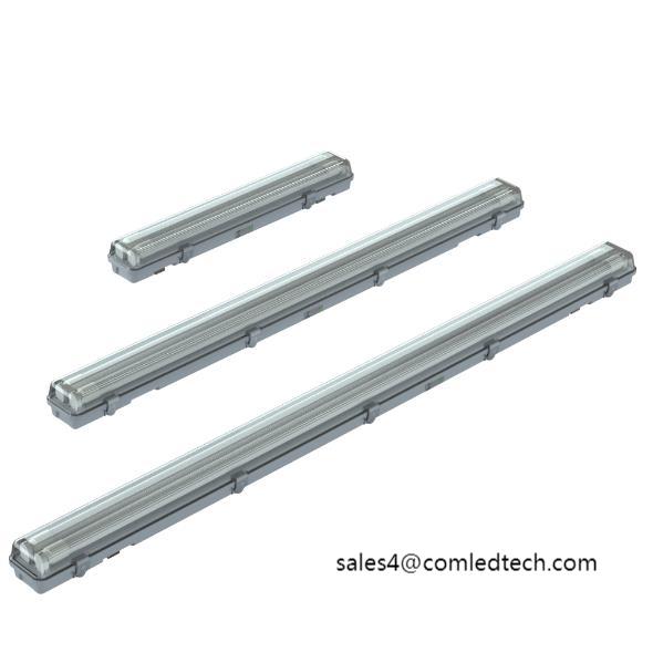 Emergency Double Tube Vapor Tight LED Linear Light Bridge Wiring No-corrosion LED Batten Lighting