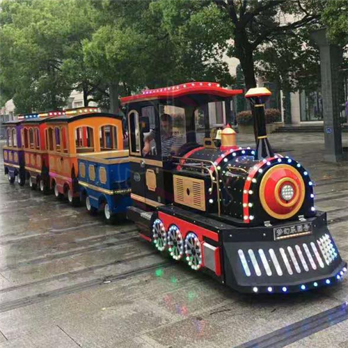 Electric Trackless Train Fairground Rides Family