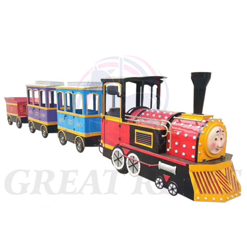 Cheap price family amusement park rides electric thomas mini trackless train for sale