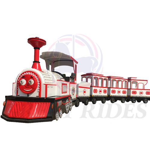 Direct factory price amusement games battery mini trackless train
