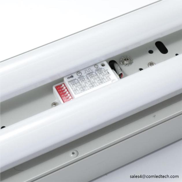 PC diffuser LED T8 tube linear light double tubes Iron bracket tube light fitting high lumen led bat