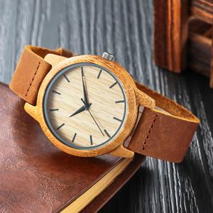 Fashion Wood Bamboo Watch For Unisex
