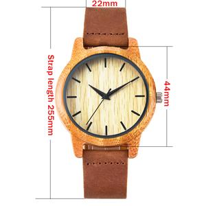 Fashion Wood Bamboo Watch For Unisex