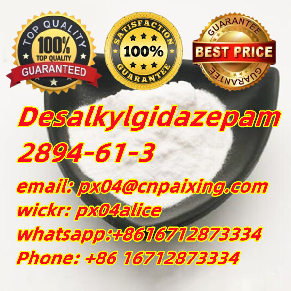 Legit vendor supply 99% 2894-61-3 Desalkylgidazepam benzos in stock