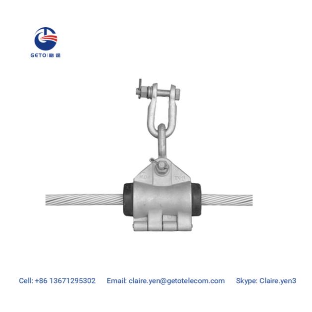 Preformed helical suspension clamp