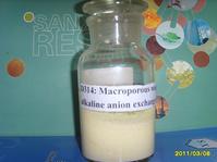 Macroporous acrylic acid series weakly alkaline anion exchange resin