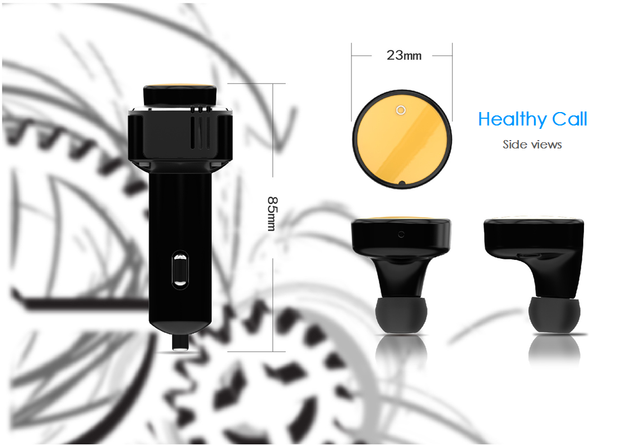 vehicle mounted Bluetooth headset healthy call oxygen bar