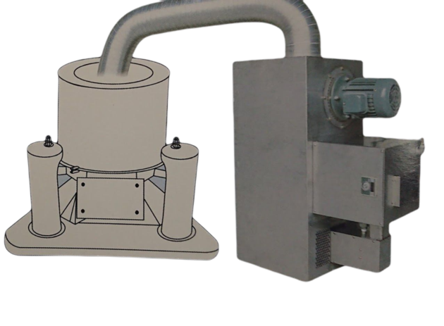 Industrial Heating Machine combined with spin driers