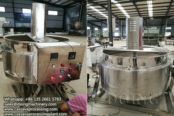 Hot sale in Nigeria cassava processing plant garri processing line 