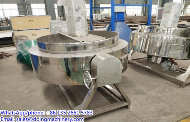 Factory price supply of automatic garri fryer for garri processing plant