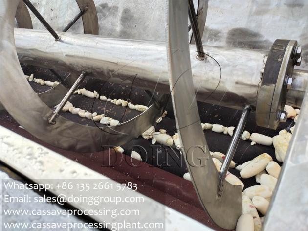 High peeling rate and low damage to materials peeling machine for cassava in garri production line 