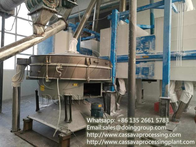 Machines On Cassava Starch Production