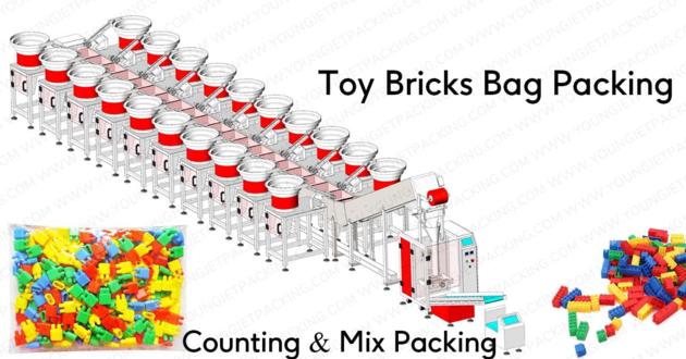 Toy Bricks Counting And Packing Machine