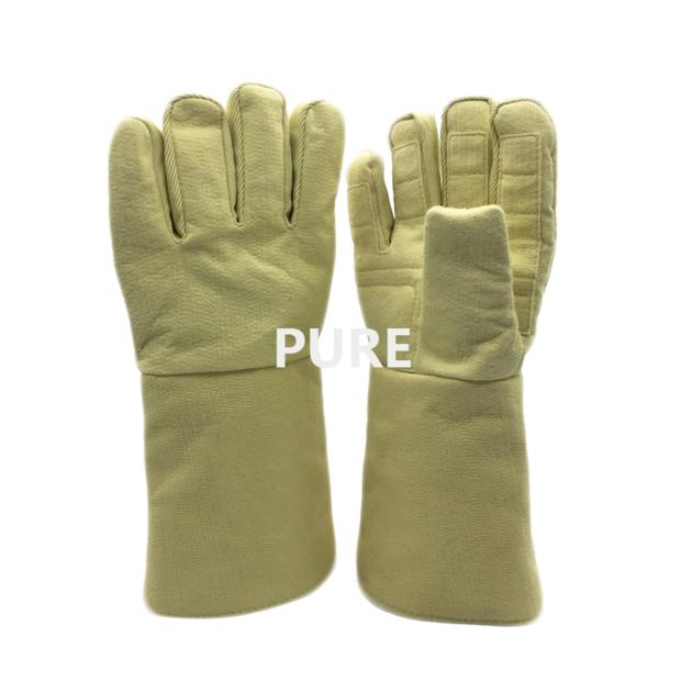 Yellow Kevlar Safety Gloves