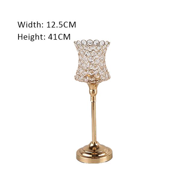 Metal Candle Holders Flowers Vase Vase