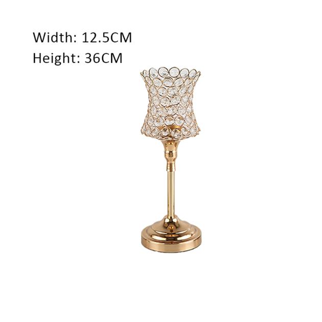 Metal Candle Holders Flowers Vase Vase