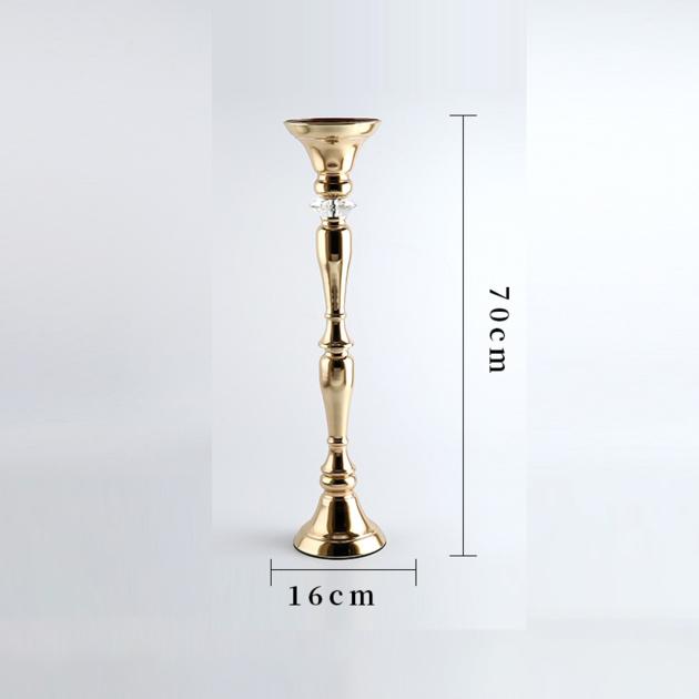 This stand flower vase fits for various floral arrangements like flower kissing ball, cascading gree