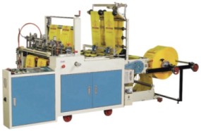 T-shirt bag making machine