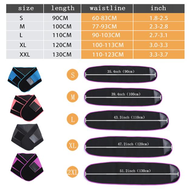 Adjustable Sweet Fitness Waist Trimmer Gym