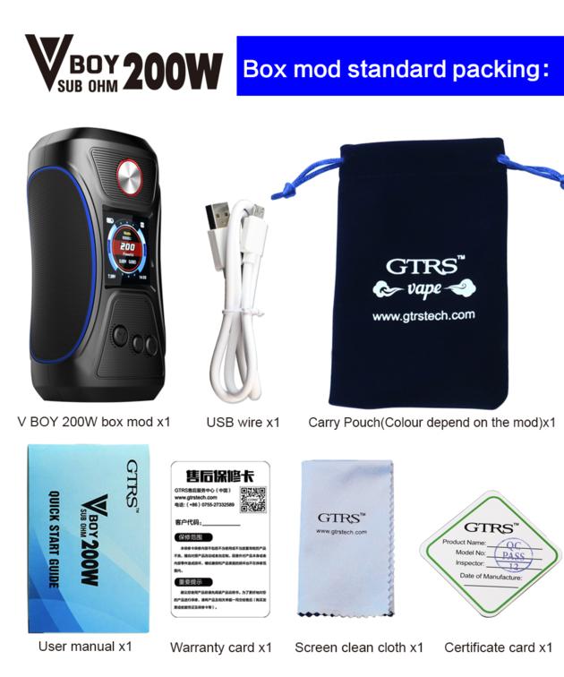 GTRS Vboy200 Vape Mod