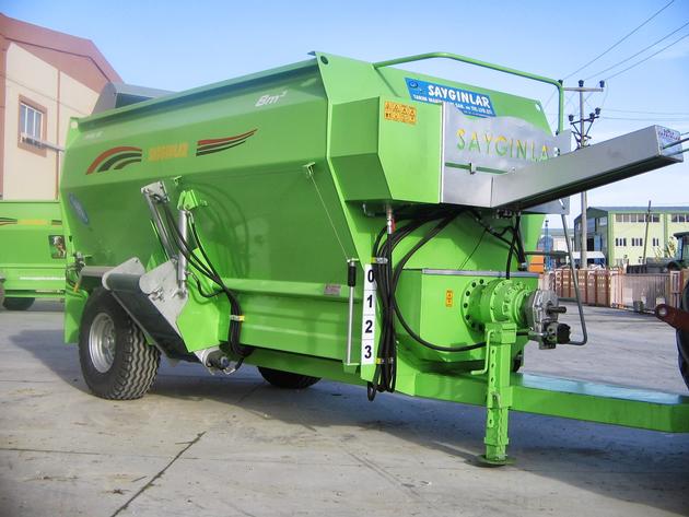 TMR Wagon Feed Mixer 8m3 Double Helıx