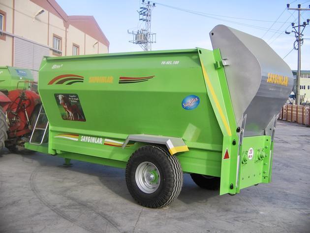 TMR Wagon Feed Mixer 8m3 Double