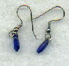 blue dangle earrings