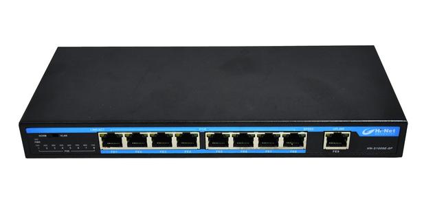 8+1 RJ45 Uplink Fast PoE Switch