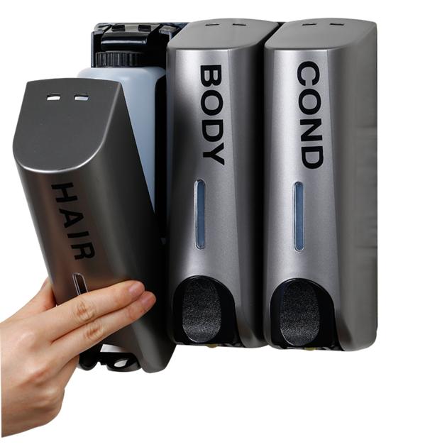 350ML Triple Soap Dispenser For Hotel