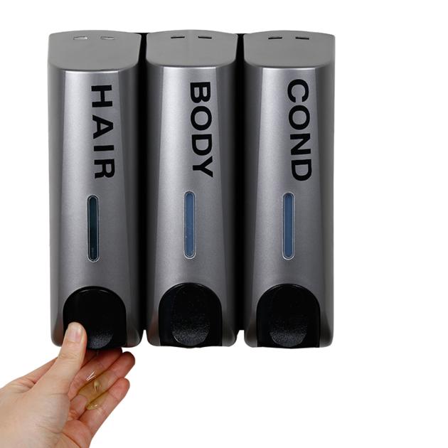 350ML Triple Soap Dispenser For Hotel