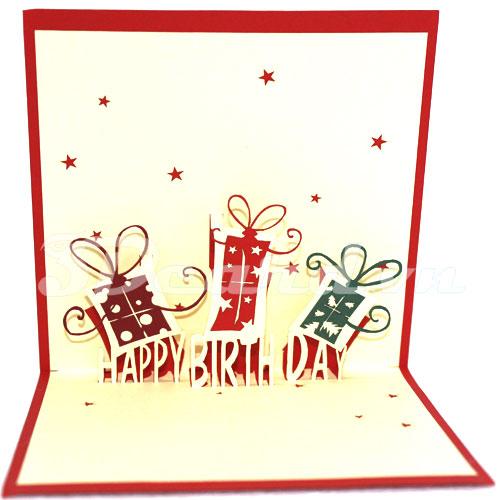 Birthday Gifts 3d card pop up card handmade card birthday card