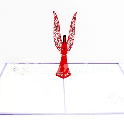 Angel 4 3d pop up congratulation card